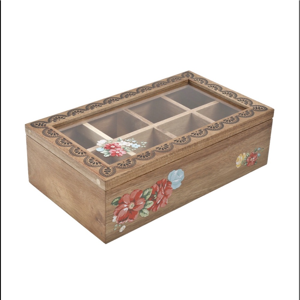 Pioneer woman tea/ spicer box